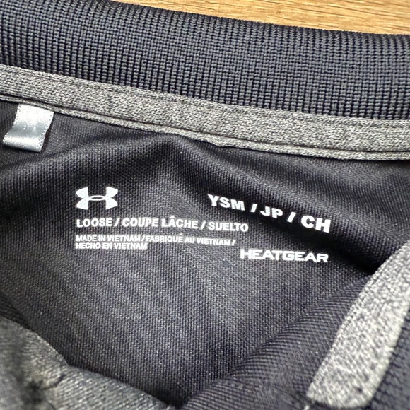 Under Armour Boys Youth Small Polo Shirt Bundle, NWT x 1, Navy/Black, Athletic - Picture 13 of 16